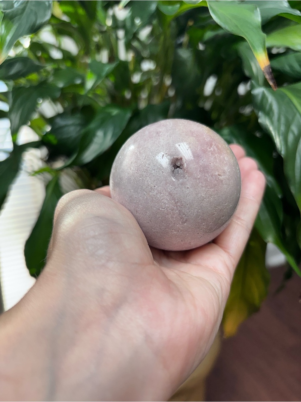 Pink amethyst Sphere